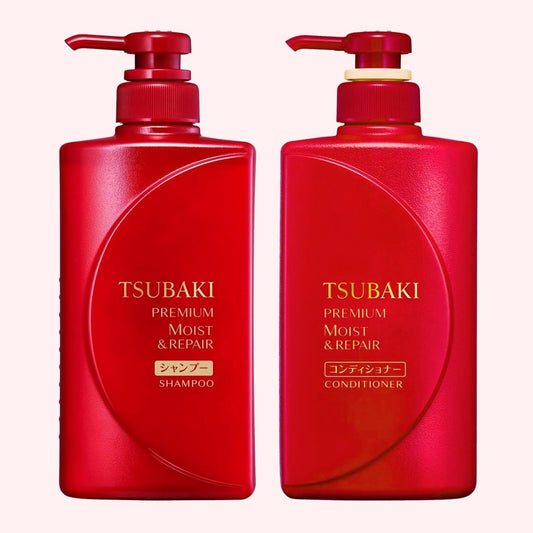 SHISEIDO TSUBAKl Premium Moist Hair Care Set 490ml*2 Health & Beauty oceanbuy.ca markham toronto free ship USA asian korean skincare