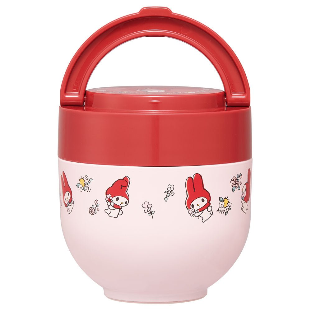 SKATER Keep Warm Lunch Jar with Folding Handle 540ml - My Melody Home & Garden oceanbuy beauty markham toronto free ship USA asian korean skincare