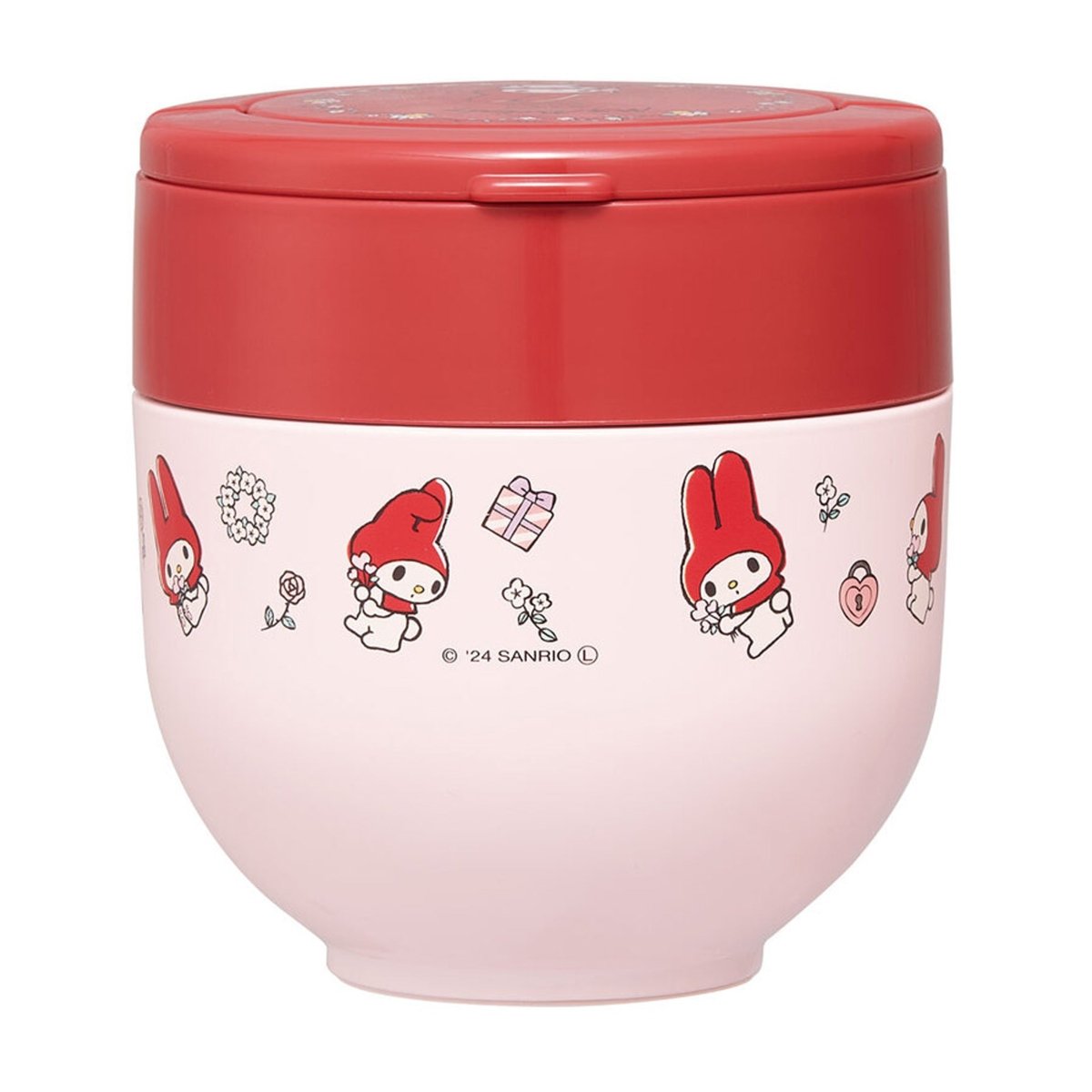 SKATER Keep Warm Lunch Jar with Folding Handle 540ml - My Melody Home & Garden oceanbuy beauty markham toronto free ship USA asian korean skincare