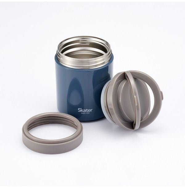 SKATER Keep Warm Lunch Box Blue 500ml 2