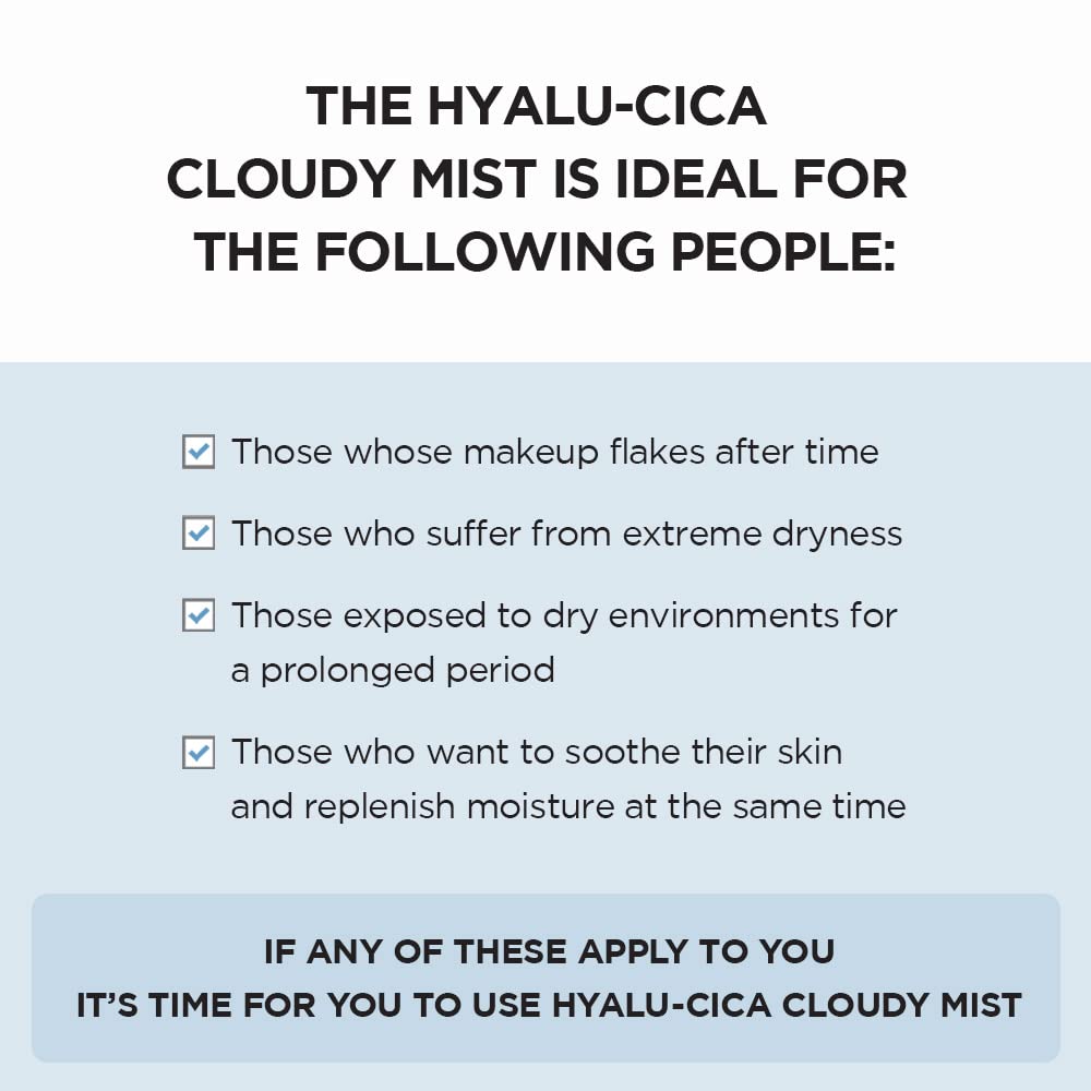 SKIN1004 Hyalu - CICA Cloudy Mist 120ml Health & Beauty oceanbuy.ca markham toronto free ship USA asian korean skincare