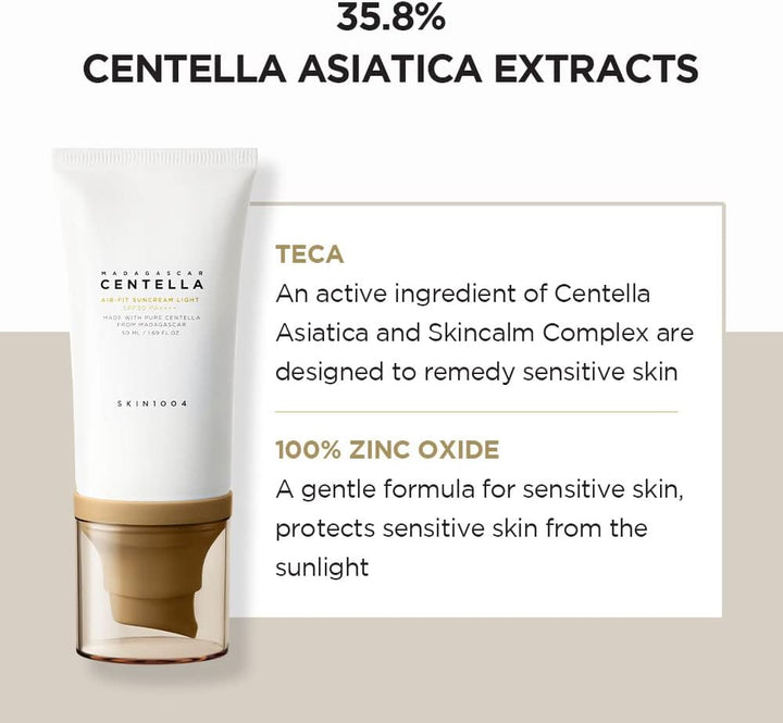 SKIN1004 Madagascar Centella Air - fit Suncream Light SPF30 PA++++ 50ml Health & Beauty oceanbuy beauty markham toronto free ship USA asian korean skincare