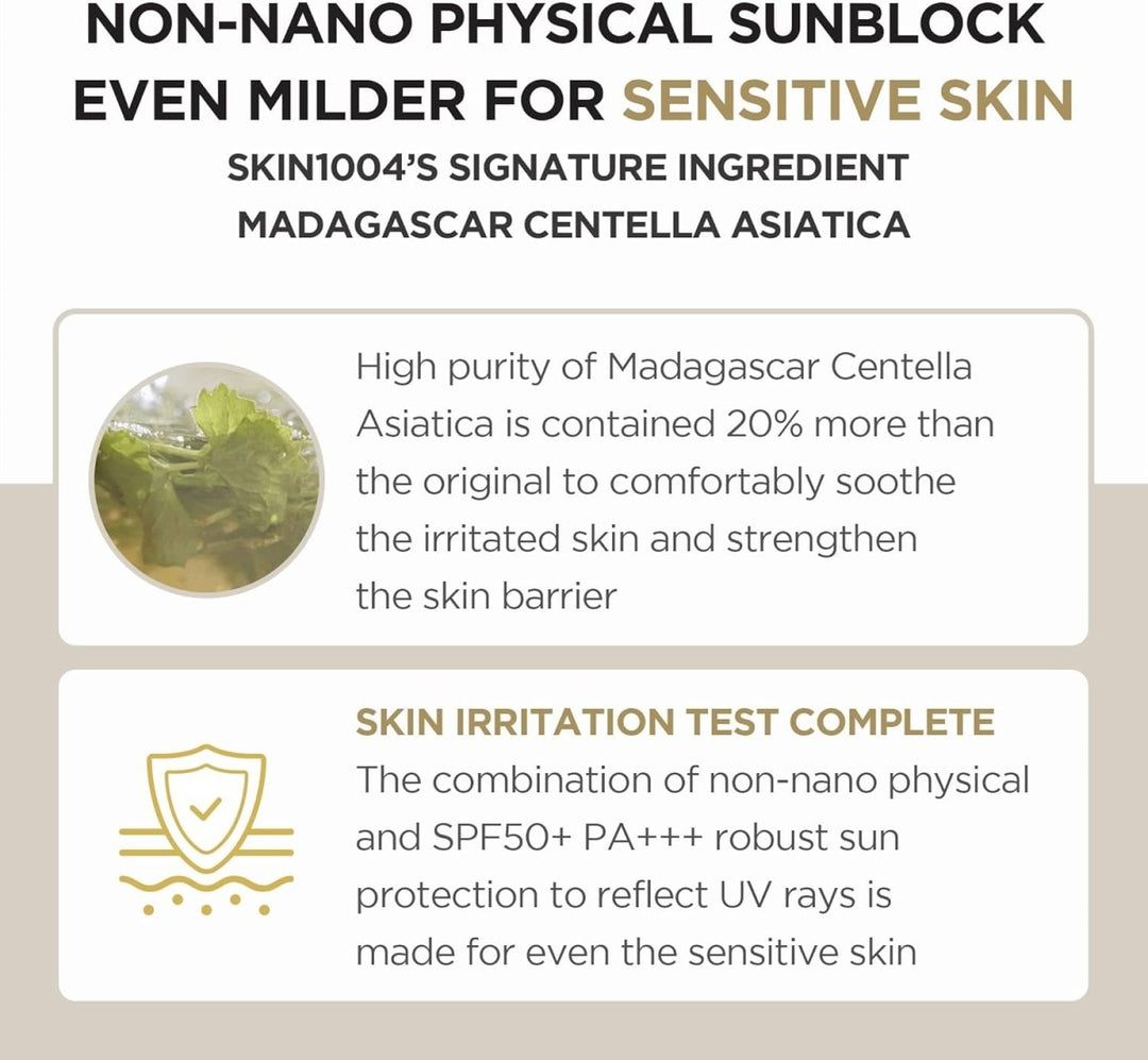 SKIN1004 Centella Sunscreen Plus 50ml (NPN 80124360)Health & Beauty oceanbuy.ca markham toronto free ship USA asian korean skincare