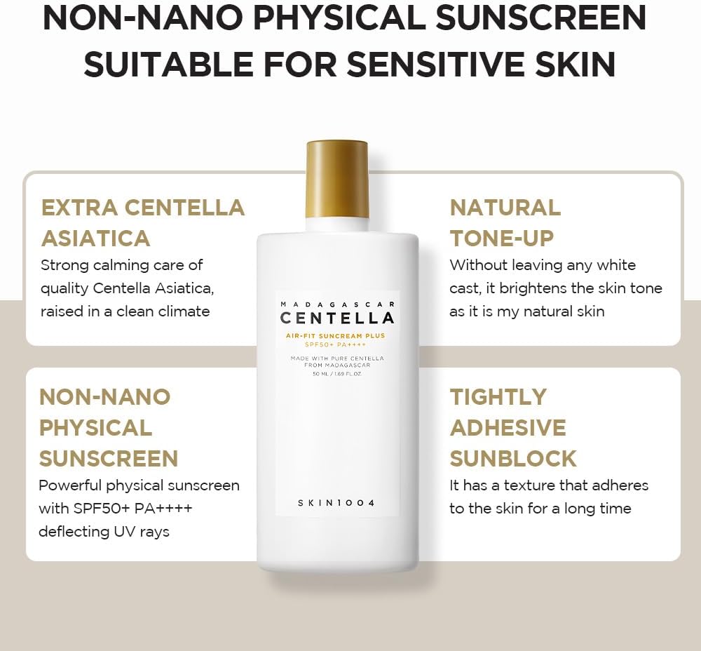 SKIN1004 Madagascar Centella Air - Fit Sunscreen Plus 50ml (NPN 80124360)Health & Beauty oceanbuy.ca markham toronto free ship USA asian korean skincare