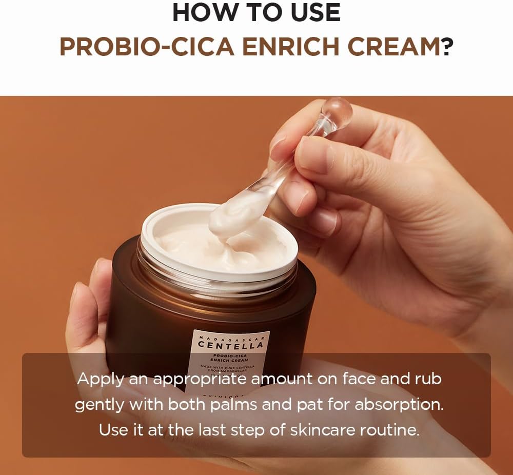 SKIN1004 Madagascar Centella Probio - Cica Enrich Cream 50ml how to use