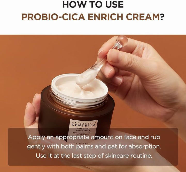 SKIN1004 Madagascar Centella Probio - Cica Enrich Cream 50ml how to use
