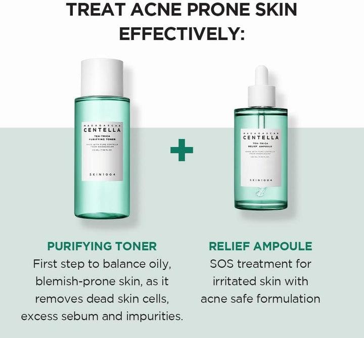 SKIN1004 Madagascar Centella Tea - Trica Relief Ampoule 100ml Health & Beauty Kbeauty markham toronto free ship USA asian korean