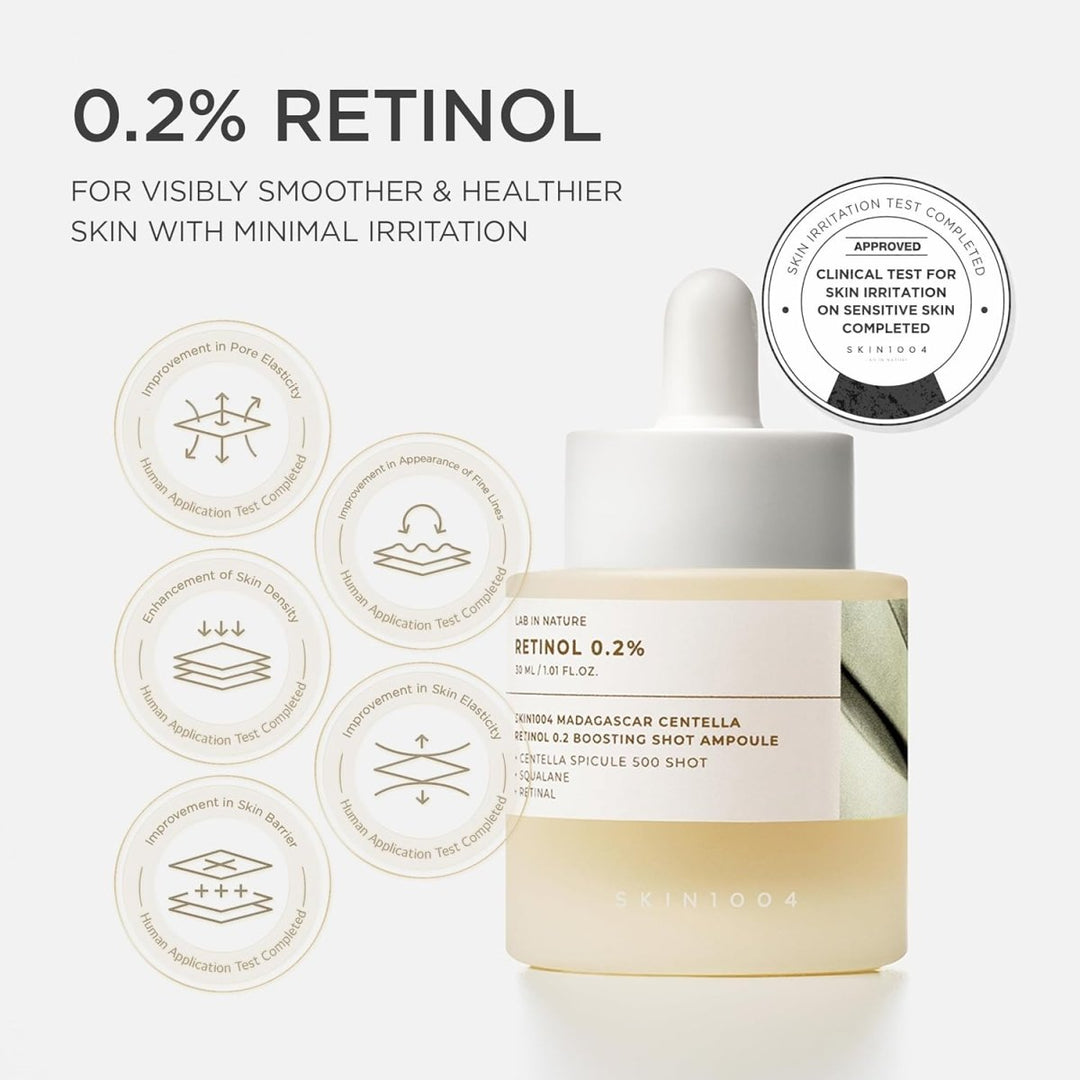 SKIN1004 Retinol 0.2% Boosting Shot Ampoule 30ml Health & Beauty 5