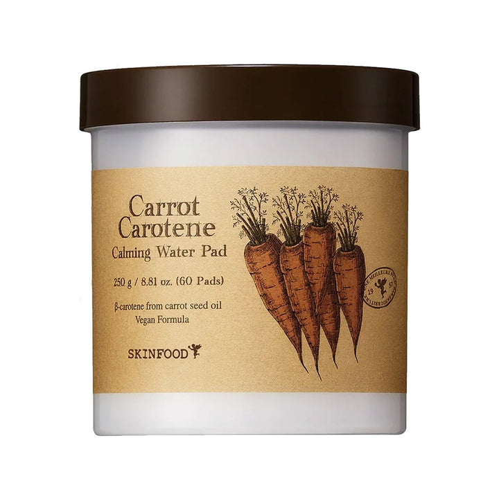 SKINFOOD Carrot Carotene Calming Water Pad 60 Pads Health & Beauty Kbeauty markham toronto free ship USA asian korean