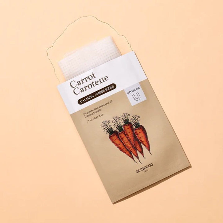 SKINFOOD Carrot Carotene Mask 1Pcs Health & Beauty oceanbuy.ca markham toronto free ship USA asian korean skincare