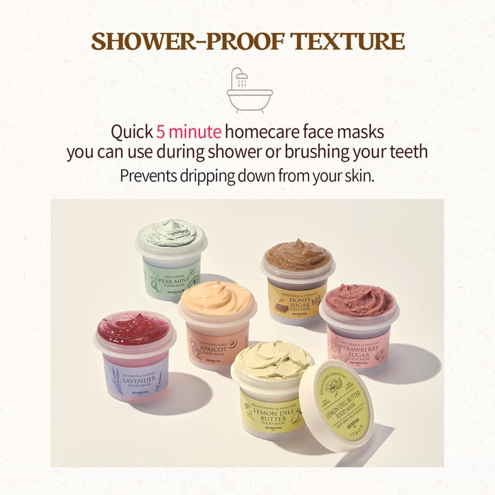 SKINFOOD Honey Sugar Food Mask 120g Health & Beauty oceanbuy.ca markham toronto free ship USA asian korean skincare