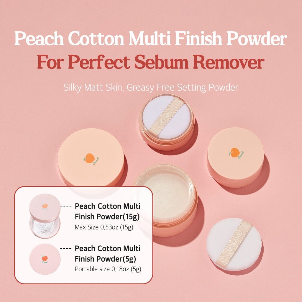 SKINFOOD Peach Cotton Multi Finish Powder 5g Health & Beauty oceanbuy.ca markham toronto free ship USA asian korean skincare