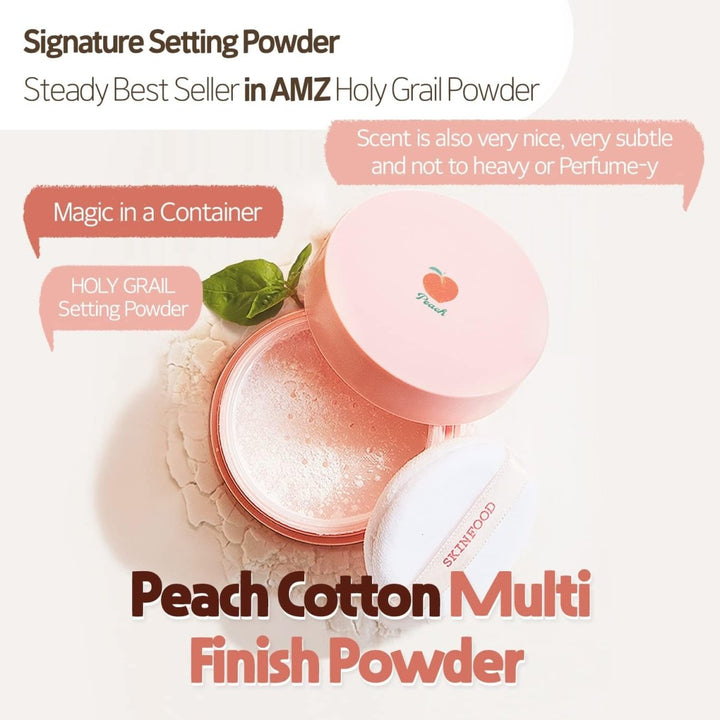 SKINFOOD Peach Cotton Multi Finish Powder 5g Health & Beauty