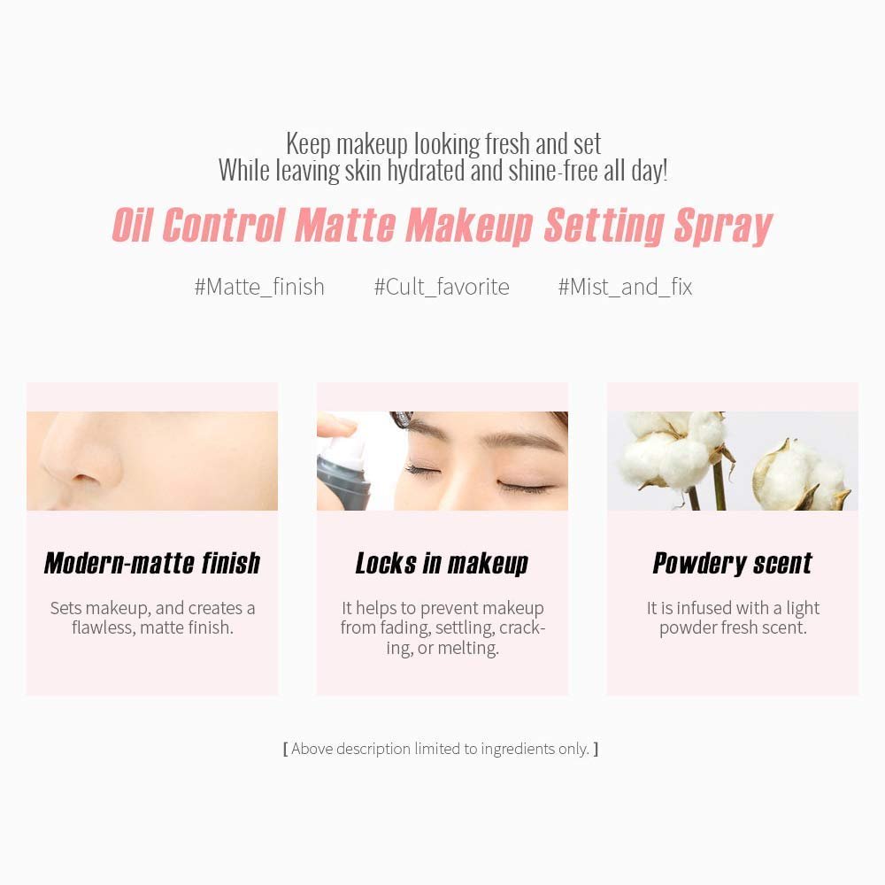 SO NATURAL Real Matte Makeup Setting Fixx 75ml Health & Beauty oceanbuy beauty markham toronto free ship USA asian korean skincare