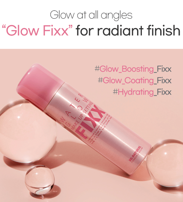 SO NATURAL Water Glow Makeup Setting Fixx 75ml Health & Beauty oceanbuy beauty markham toronto free ship USA asian korean skincare