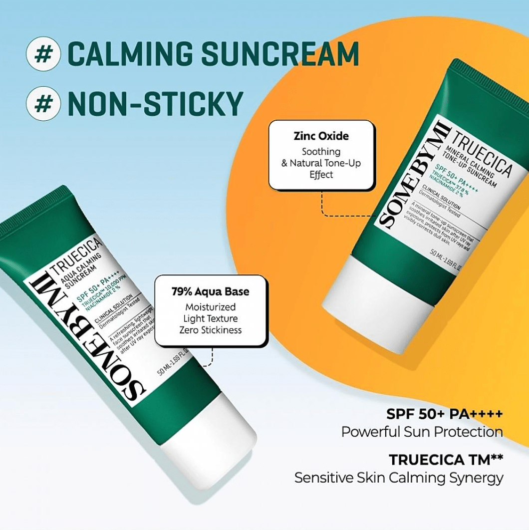 SOME BY MI Truecica Mineral Calming Tone Up Suncream 50ml Health & Beauty