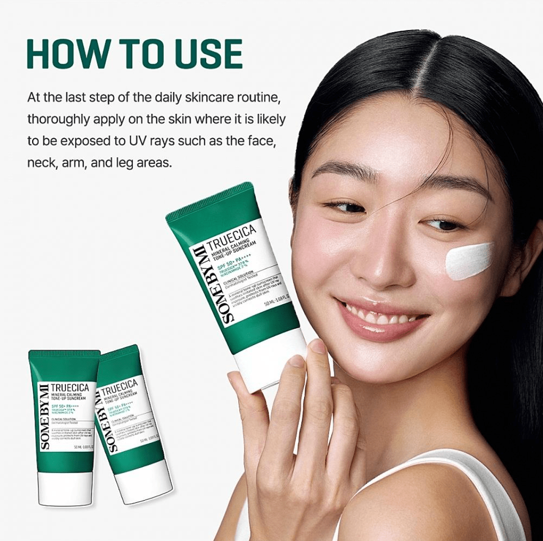 SOME BY MI Truecica Mineral Calming Tone Up Suncream 50ml Health & Beauty