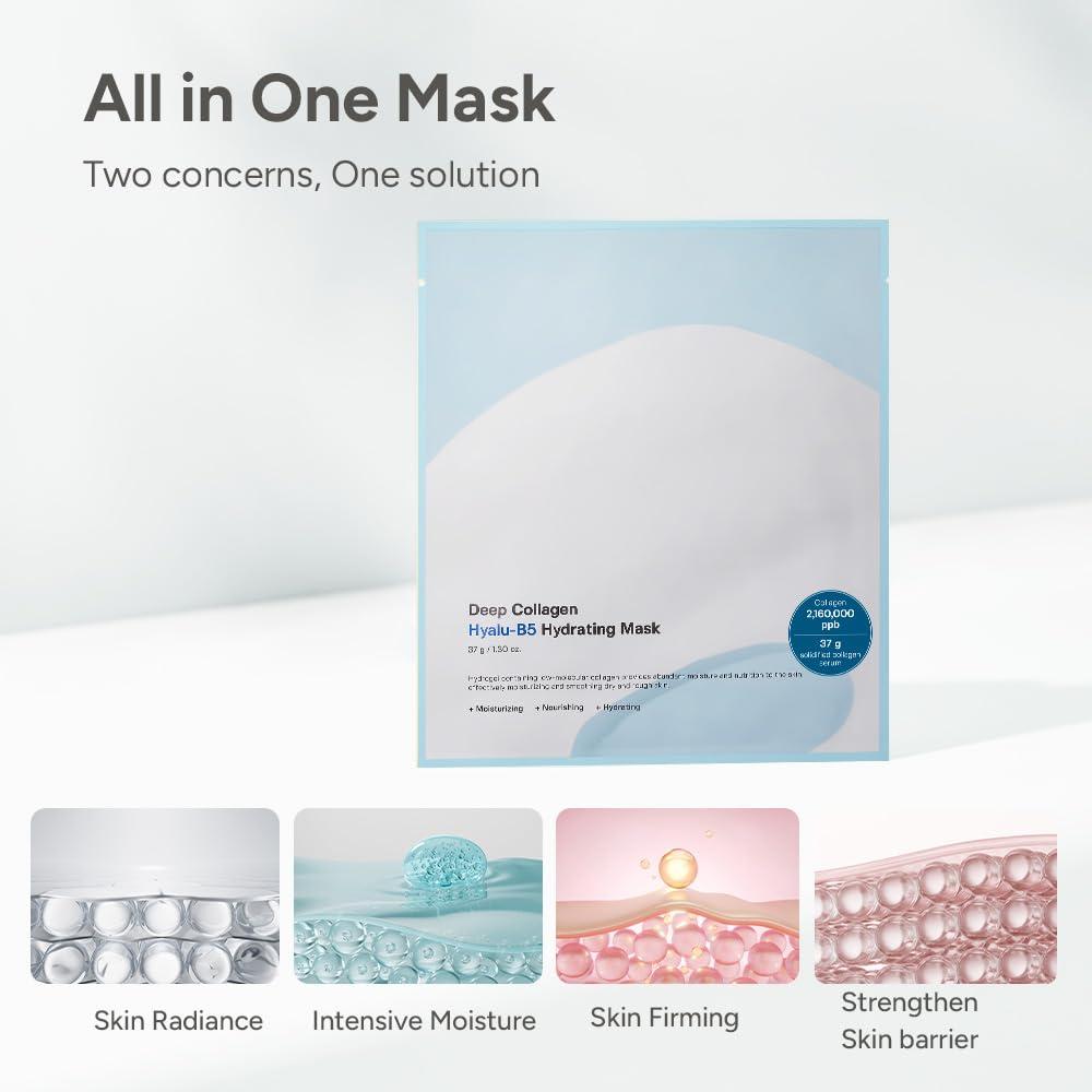 SUNGBOON EDITOR Deep Collagen Hyalu - B5 Hydrating Mask 4Pcs Health & Beauty oceanbuy beauty markham toronto free ship USA asian korean skincare