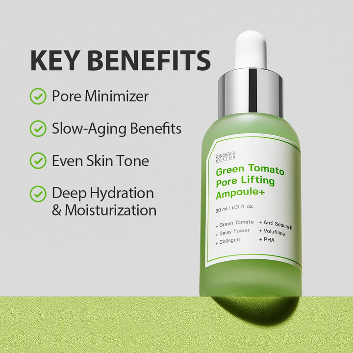 SUNGBOON EDITOR Green Tomato Pore Lifting Ampoule 30ml Health & Beauty Kbeauty markham toronto free ship USA asian korean