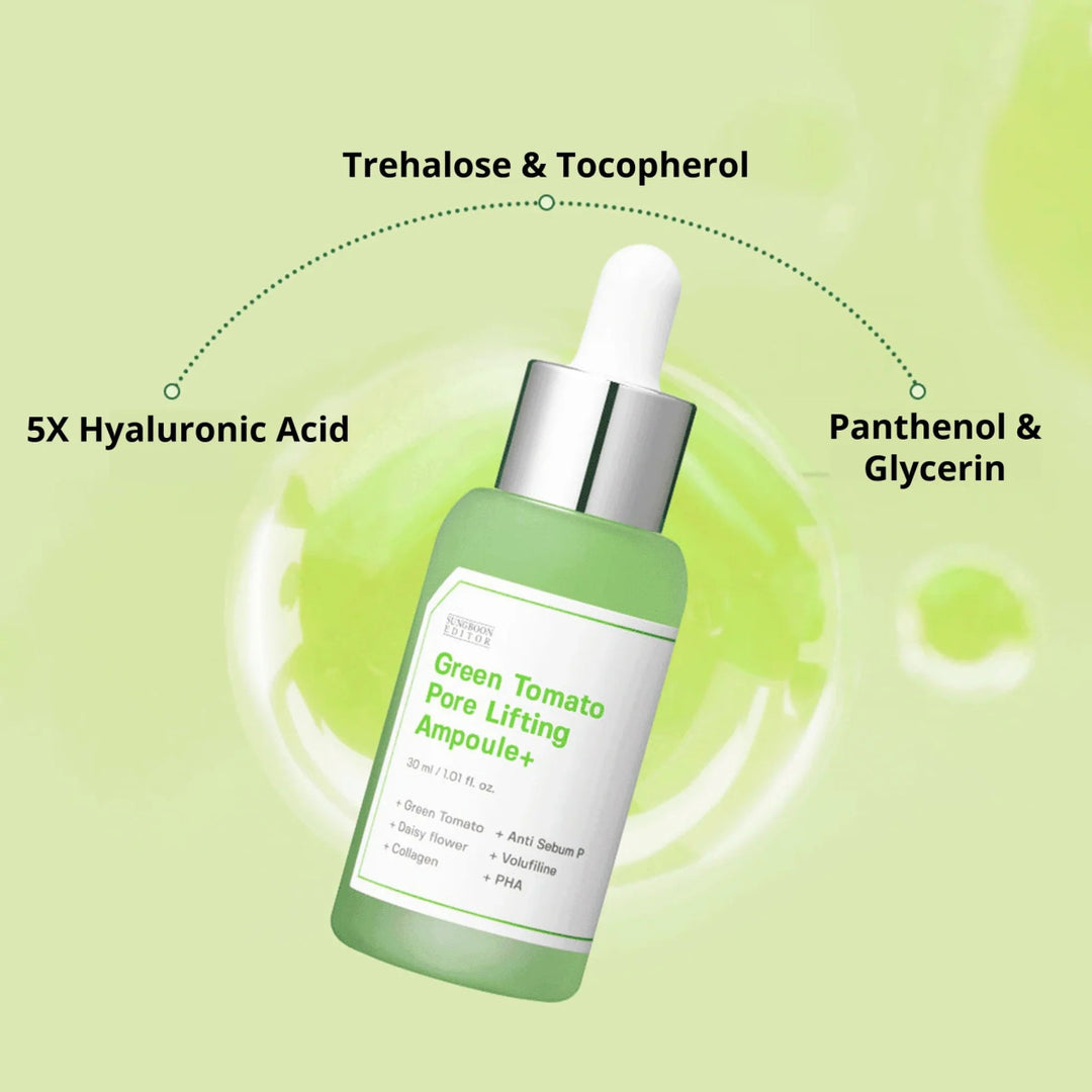 SUNGBOON EDITOR Green Tomato Pore Lifting Ampoule 30ml Health & Beauty Kbeauty markham toronto free ship USA asian korean