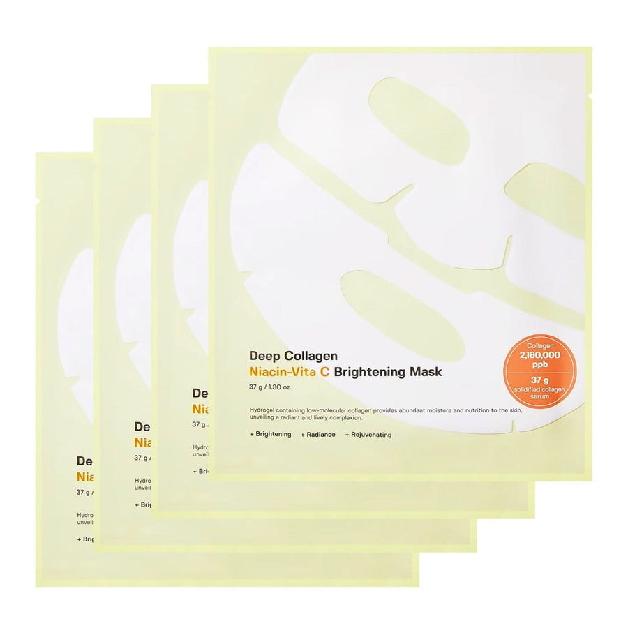 SUNGBOON EDITOR Deep Collagen Niacin - Vita C Brightening Mask 4Pcs Health & Beauty