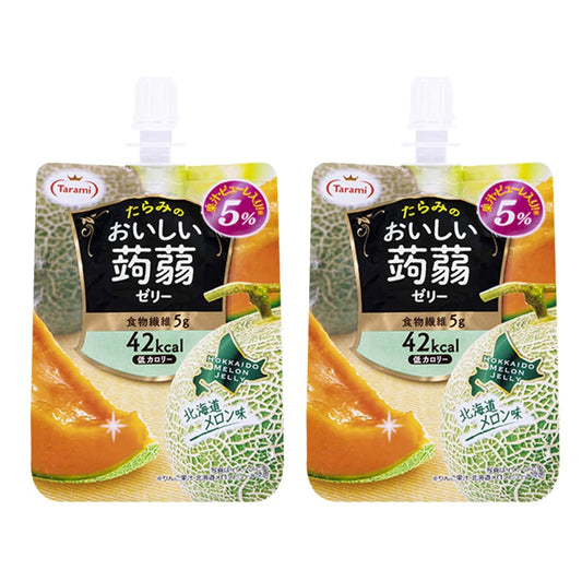 TARAMI Konjac Jelly Hokkaido Melon Flavor 150g*2 Pack Food, Beverages & Tobacco oceanbuy beauty markham toronto free ship USA asian korean skincare