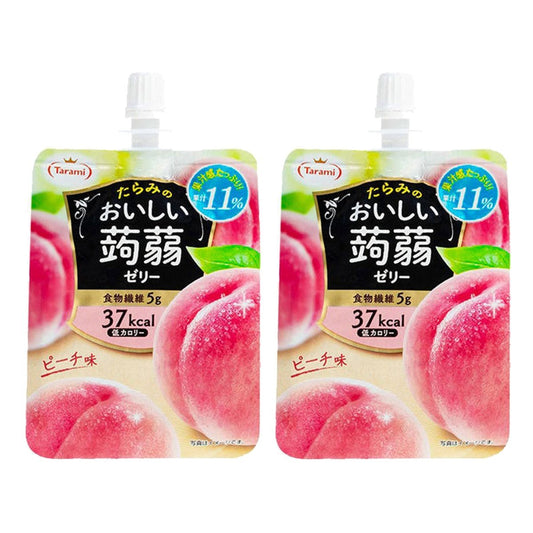 TARAMI Konjac Jelly Peach Flavor 150g*2 Pack Food, Beverages & Tobacco oceanbuy beauty markham toronto free ship USA asian korean skincare