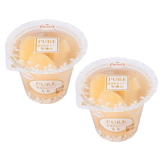 TARAMI Pure Fruit Jelly 270g*2 Pack - White Peach Food, Beverages & Tobacco oceanbuy beauty markham toronto free ship USA asian korean skincare