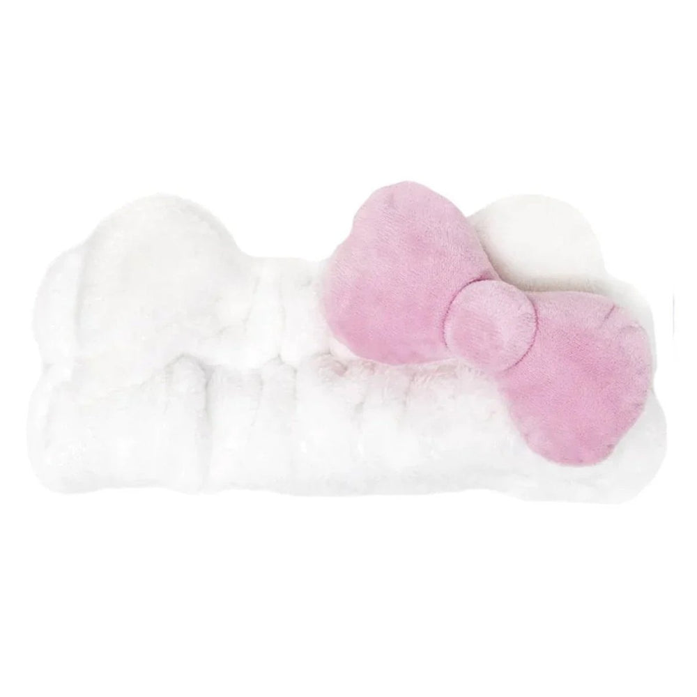 THE CREME SHOP x Hello Kitty© with Signature Pink Bow Plush Spa Headband Health & Beauty oceanbuy beauty markham toronto free ship USA asian korean skincare