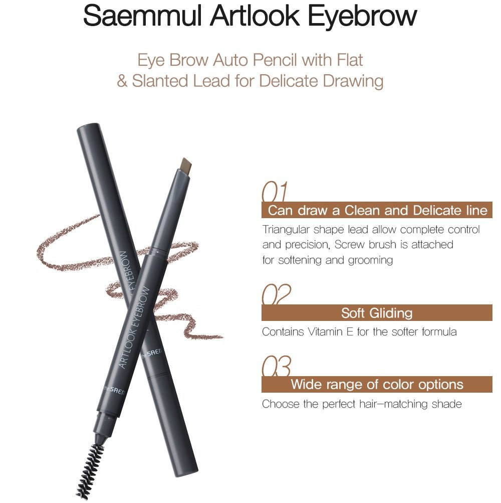 THE SAEM Saemmul Artlook Eyebrow 0.2g - 6 Color to choose Health & Beauty oceanbuy.ca markham toronto free ship USA asian korean skincare