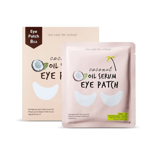 TOO COOL FOR SCHOOL Coconut Oil Serum Eye Patch 8Pcs Health & Beauty