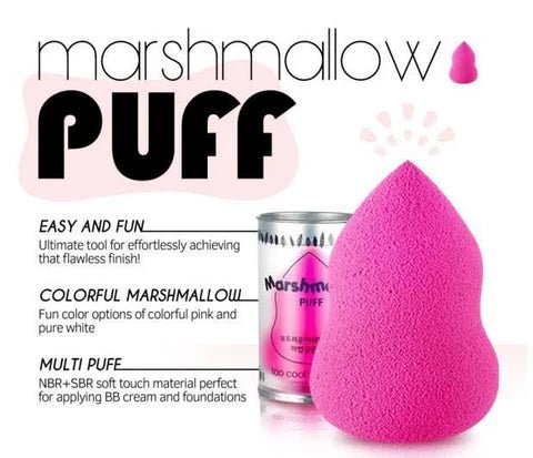 TOO COOL FOR SCHOOL Marshmallow Pink Puff 1EA Health & Beauty