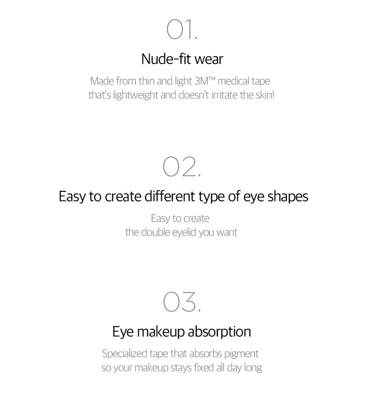 TOO COOL FOR SCHOOL Nude Fit Double Eyelid Tape 22 Pairs Home & Garden