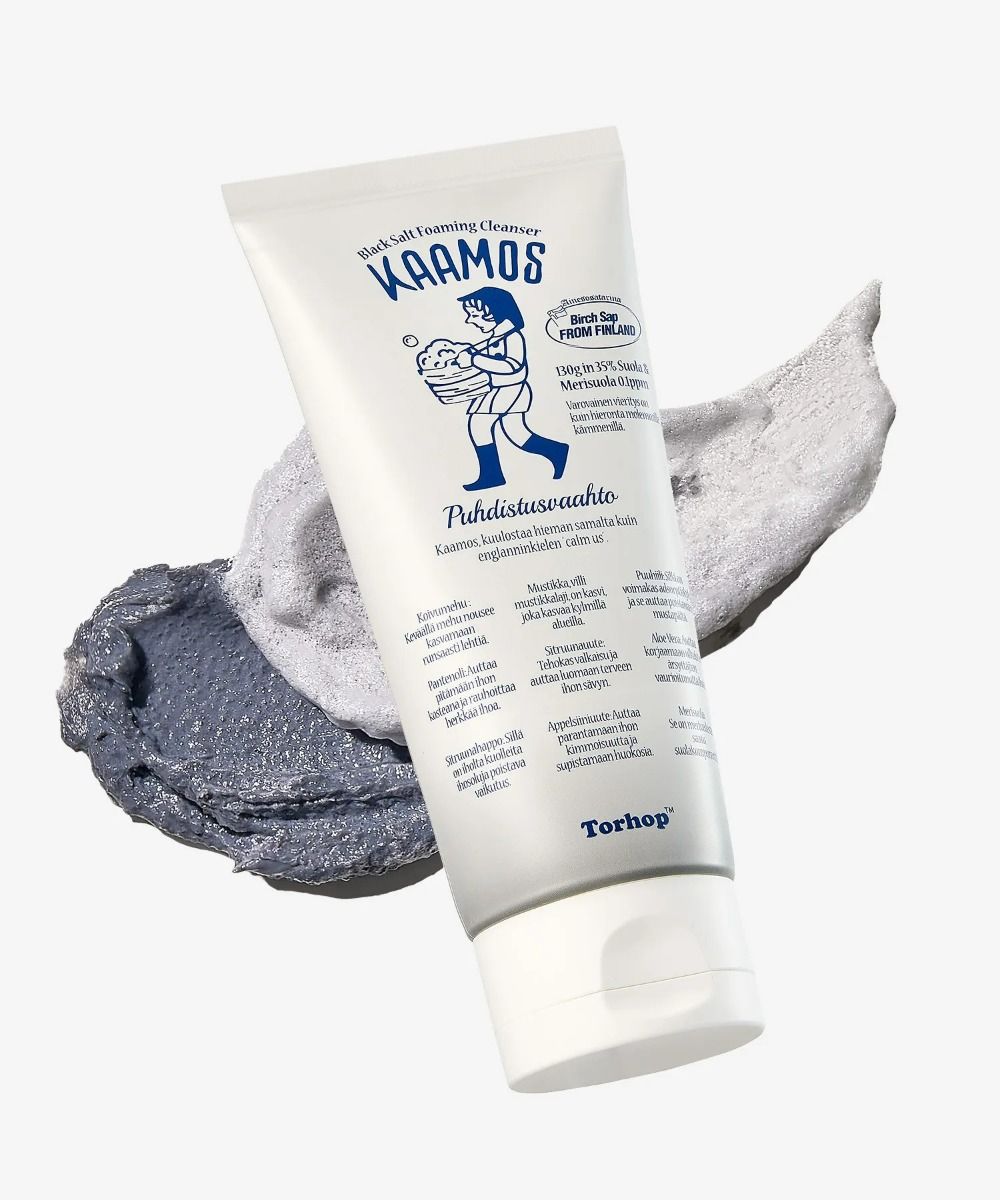 TORHOP Kaamos Black Salt Foaming Cleanser 130g Facial Cleanser 2