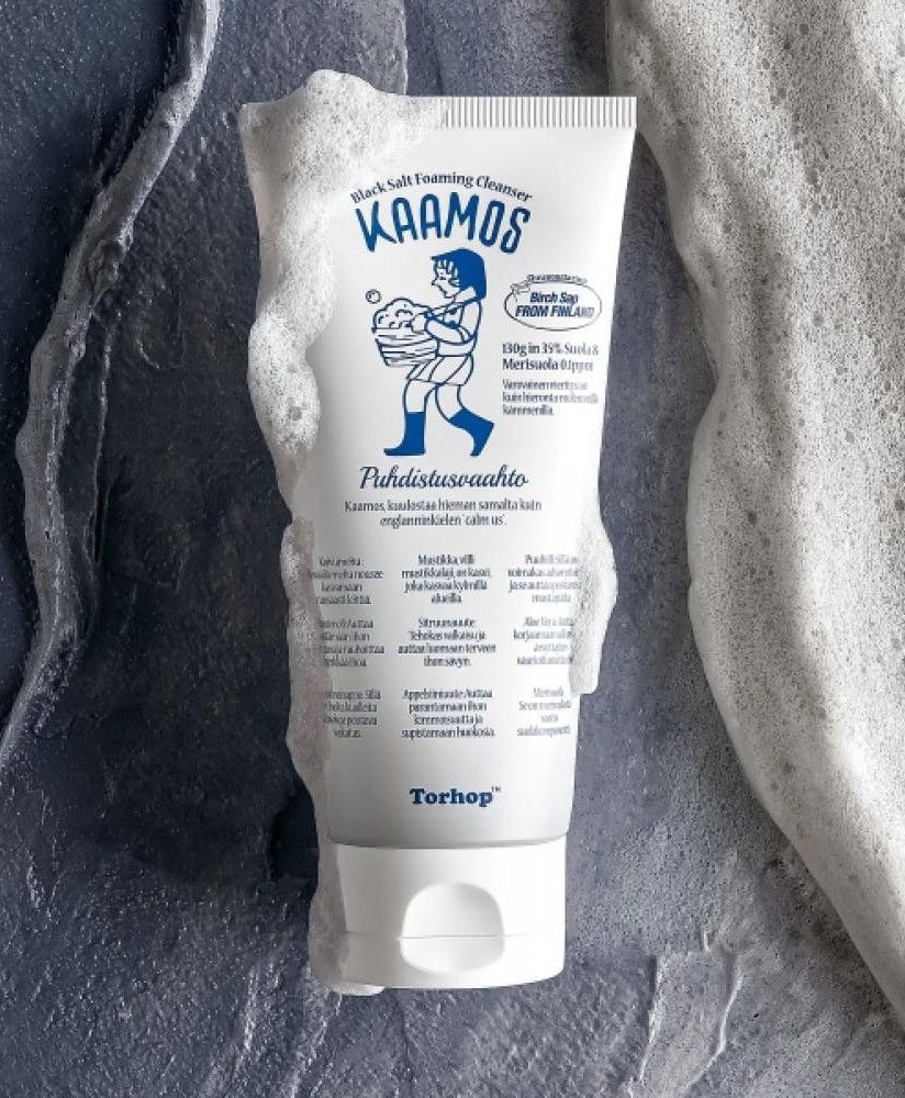 TORHOP Kaamos Black Salt Foaming Cleanser 130g Facial Cleanser 3