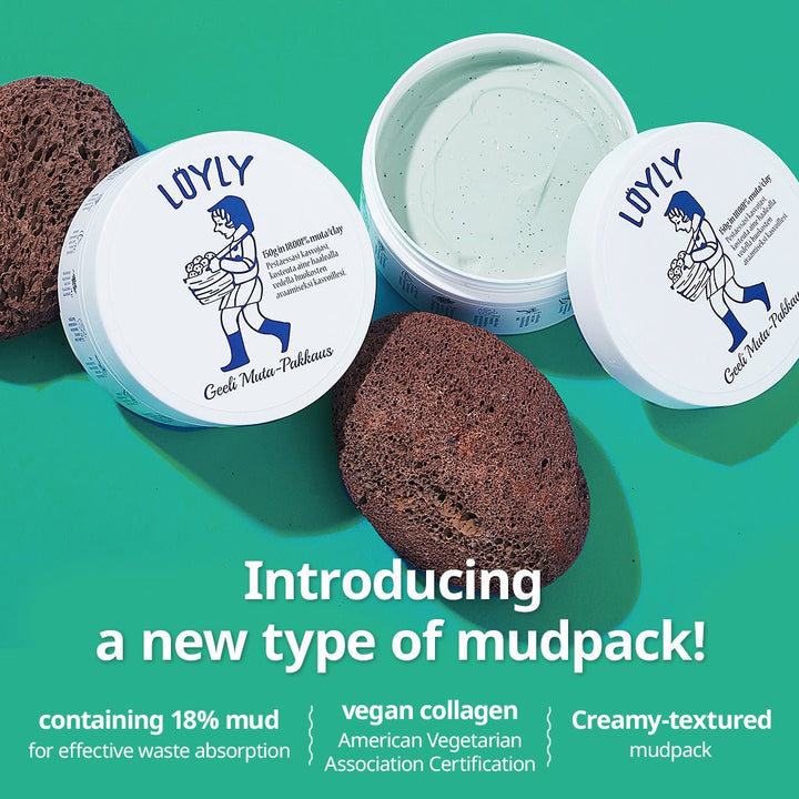 TORHOP Loyly Green Mud Collagen Mask 90g Wash - Off Mask 4