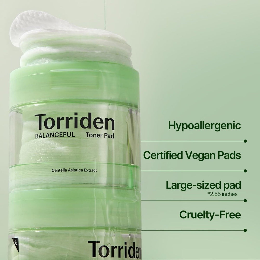 TORRIDEN Balanceful Cica Toner Pad 60 Pads Health & Beauty oceanbuy.ca markham toronto free ship USA asian korean skincare