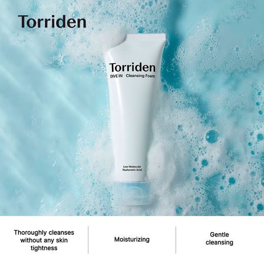 Torriden Dive - In Low Molecular Hyaluronic Acid Cleansing Foam 150mloceanbuy.ca markham toronto free ship USA #Collection1# #CLEANSERS#NEW IN#SKIN CARE asian korean skincare