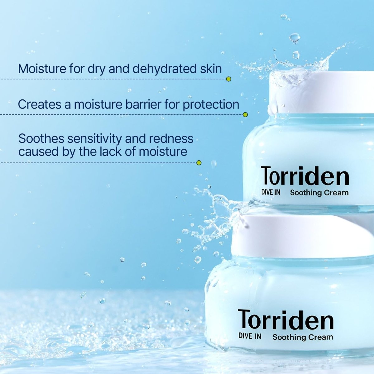 TORRIDEN DIVE - IN Low - Molecular Hyaluronic Acid Soothing Cream 100ml (2 Pack) Health & Beauty oceanbuy.ca markham toronto free ship USA asian korean skincare