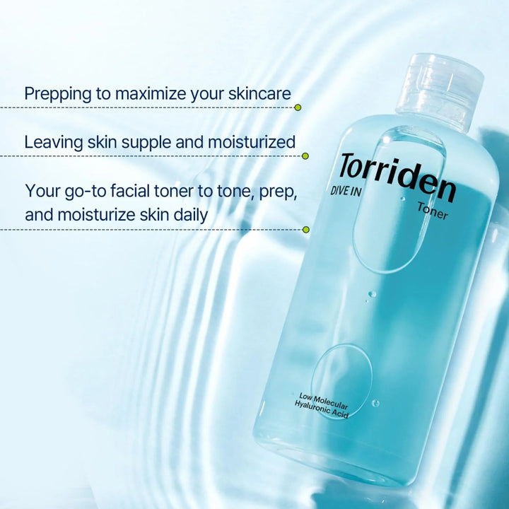 TORRIDEN DIVE - IN Low Molecule Hyaluronic Acid Toner 300ml Health & Beauty oceanbuy beauty markham toronto free ship USA asian korean skincare