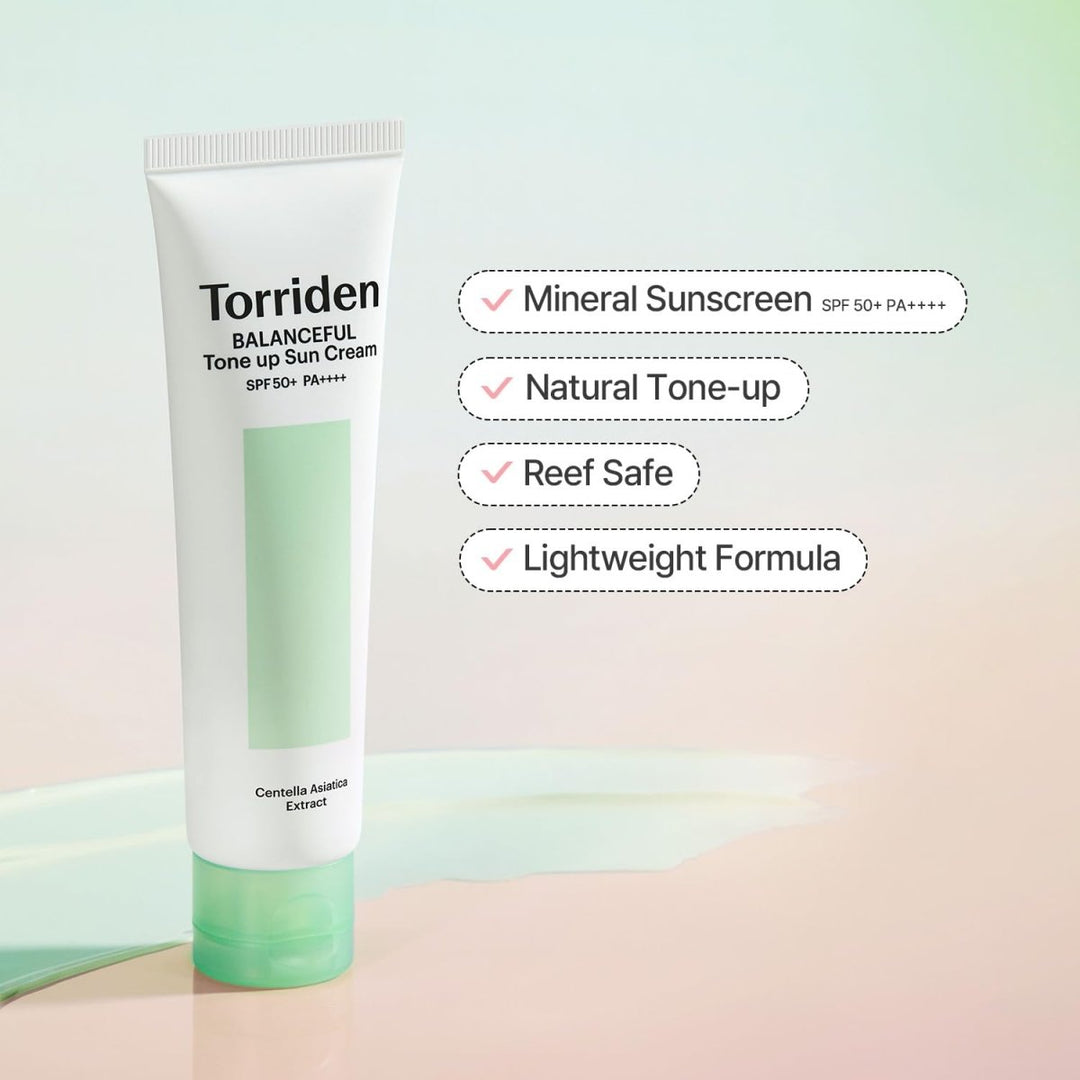 TORRDIEN Balanceful Cica Tone Up Sun Cream SPF50+ PA++++ 60ml Health & Beauty