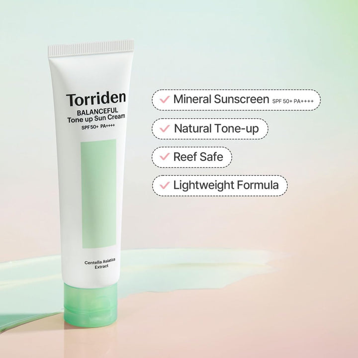 TORRDIEN Balanceful Cica Tone Up Sun Cream SPF50+ PA++++ 60ml Health & Beauty