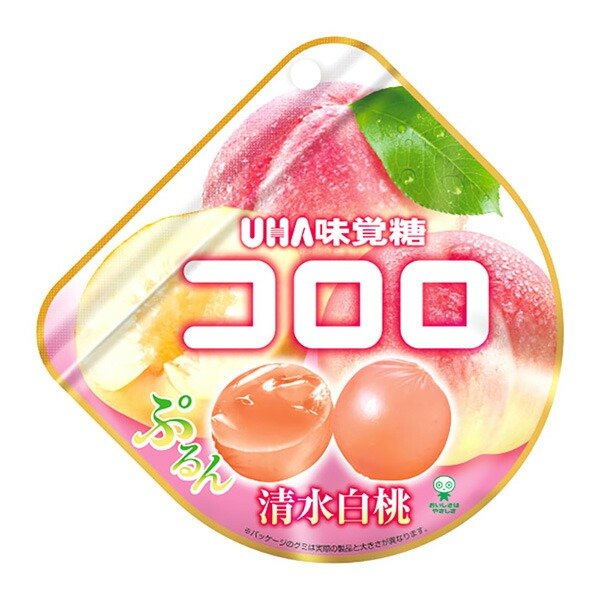 UHA Mikakuto Kororo Gummy 48g - Peach Food, Beverages & Tobacco 1