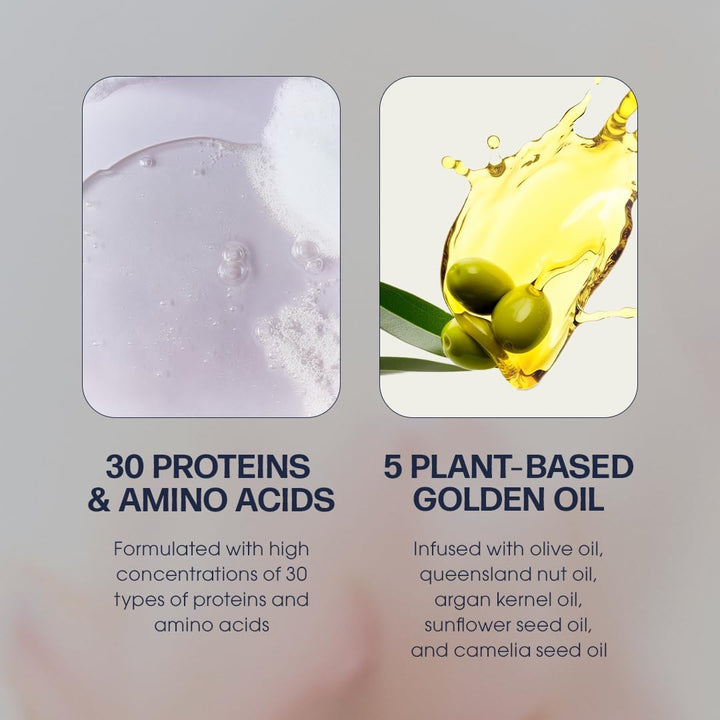 Proteins & Amino Acids and plant seed oil ingredients in UNOVE Deep Damage Shampoo