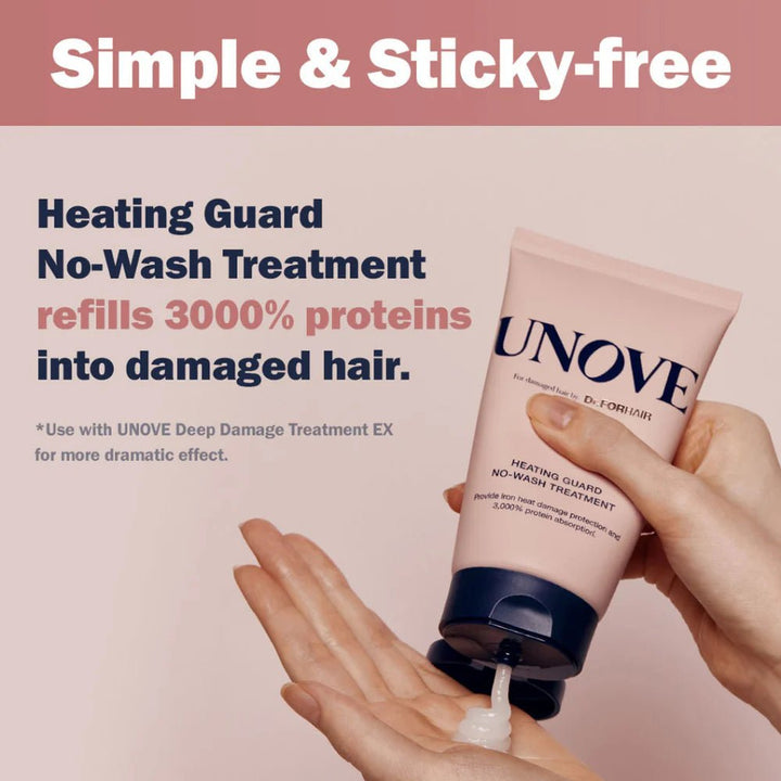 UNOVE Heating Guard No - Wash Treatment 147ml Hair Care oceanbuy beauty markham toronto free ship USA asian korean skincare