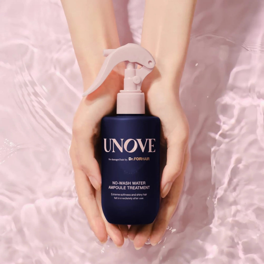 UNOVE No-Wash Water Ampoule Treatment 200ml – Korean leave-in hair treatment