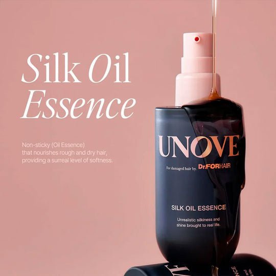 Lightweight UNOVE hair oil essence for silky smooth and frizz-free hair