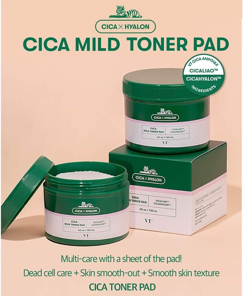 VT Cica Mild Toner Pad 60PcsHealth & Beautyoceanbuy.ca markham toronto free ship USA asian korean skincare