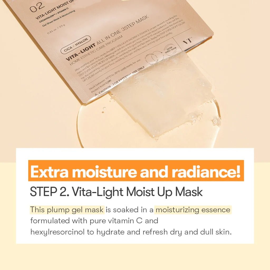 VT Vita - Light All - in - One 3 - Step Mask 1Pcs Health & Beauty oceanbuy beauty markham toronto free ship USA asian korean skincare