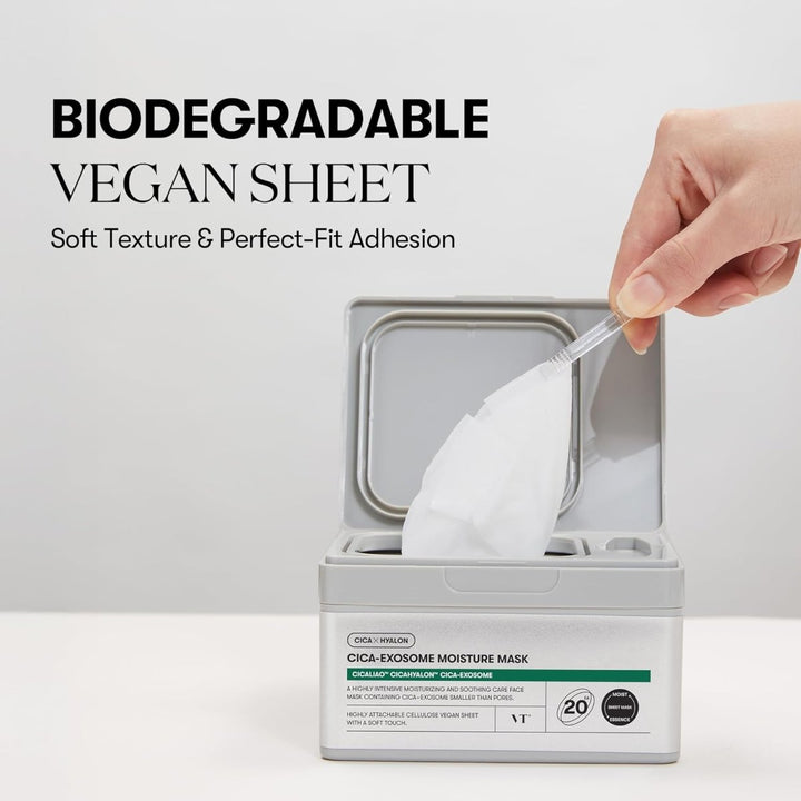 VT Cica Exosome Moisture Mask 20 Sheets Health & Beauty 5